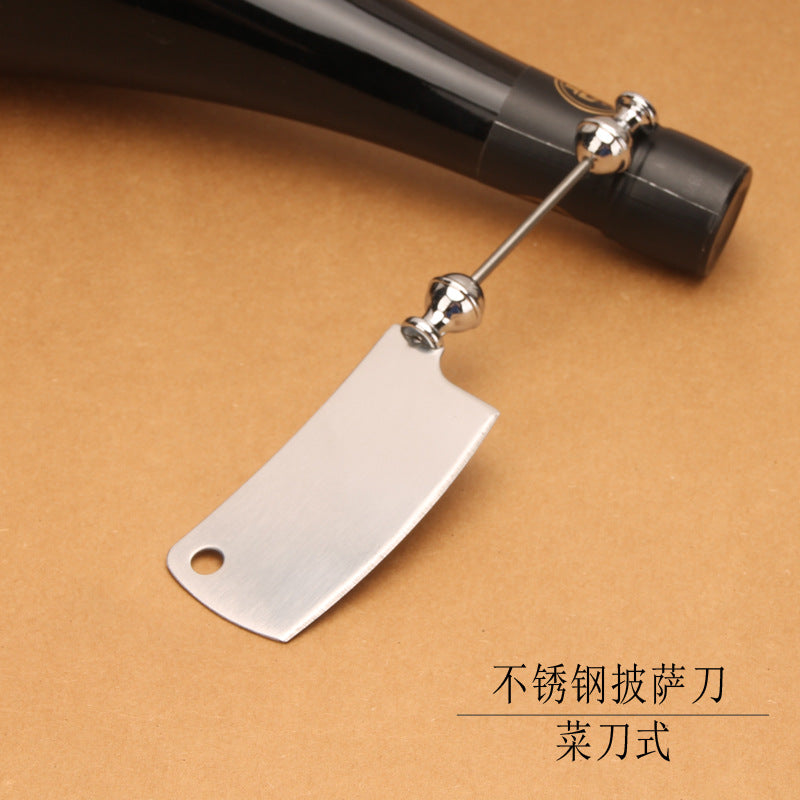 Wholesale Beadable Utensils DIY Stainless Steel Pizza Shovel Bread  Butter Cream Table Cutlery