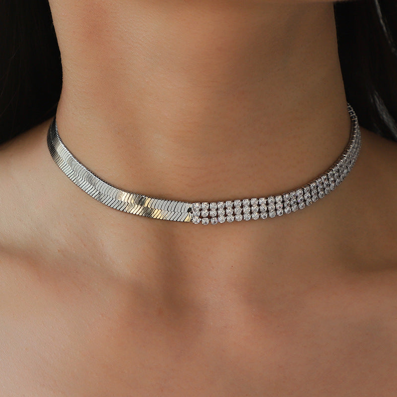 Wholesale Butterfly Necklace Clavicle Chain