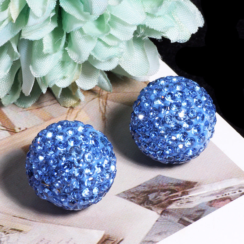 Wholesale 20pcs Soft ceramic colored round beads