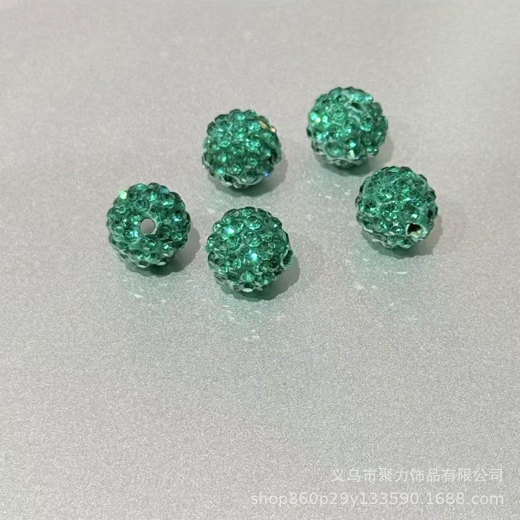 Wholesale 100pcs Polymer Clay Diamond Beads Loose Spacer Beads For DIY Jewelry Making Trendy Fashion Accessory For Resale