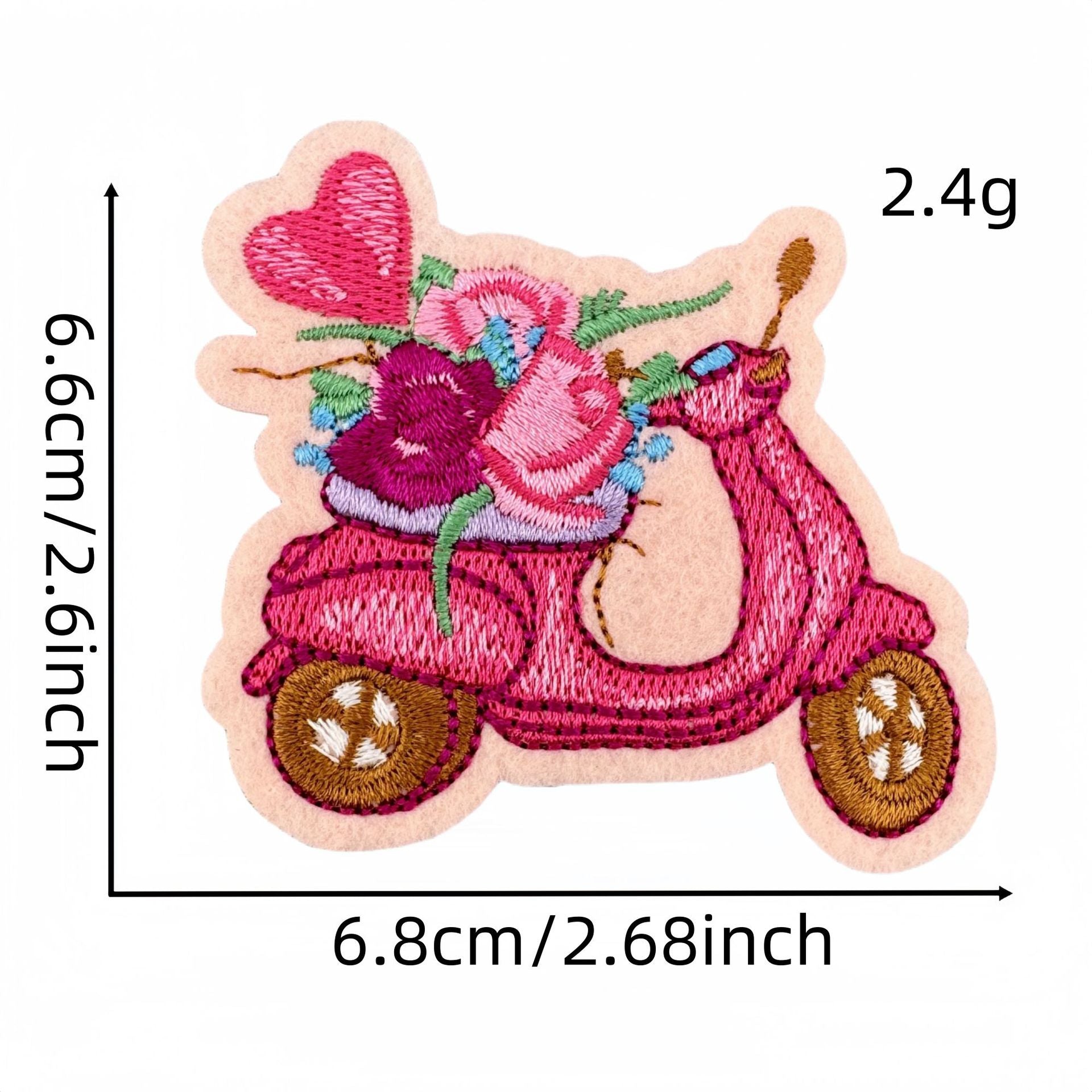 Wholesale Valentine' s Day Pink Love Cartoon Embroidery DIY Patches