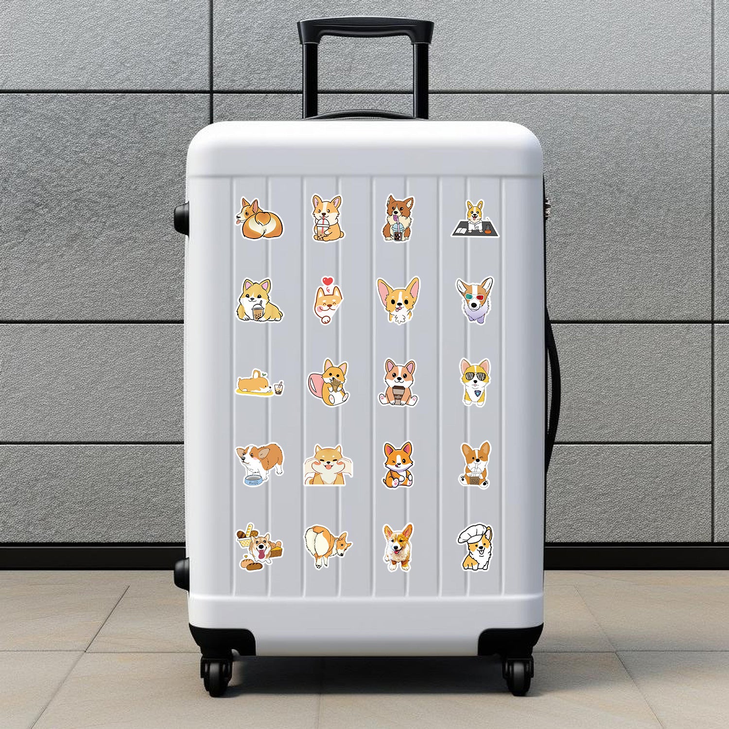 Wholesale 50pcs/pack cute cartoon dog notebook doodle stickers