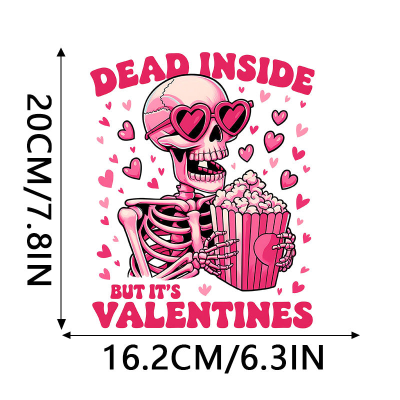 Wholesale 10pcs Valentine' s Day Custom  Rhinestone  UV DTF Ready to Press Transfers Wraps