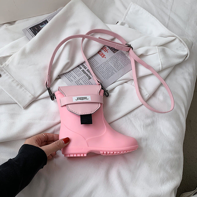 Wholesale PU Candy Color Boot Bags Shoulder Bags