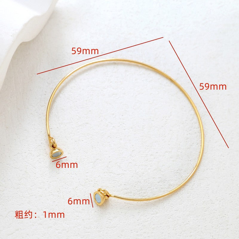 Wholesale Gold-plated Copper DIY Baroque Bracelet Accessory