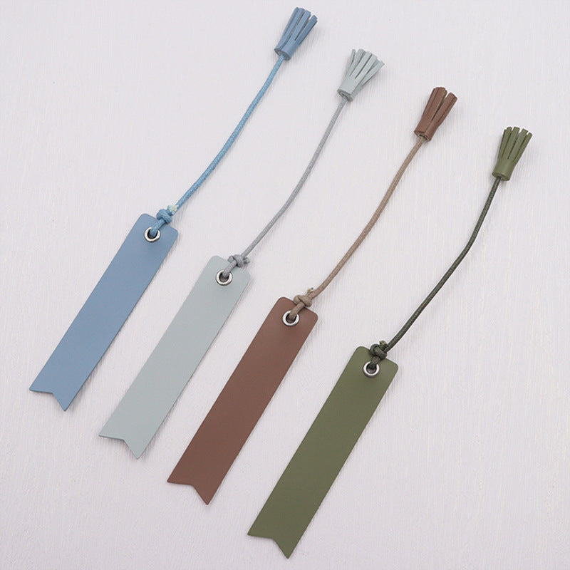 Wholesale  leather tassel bookmark