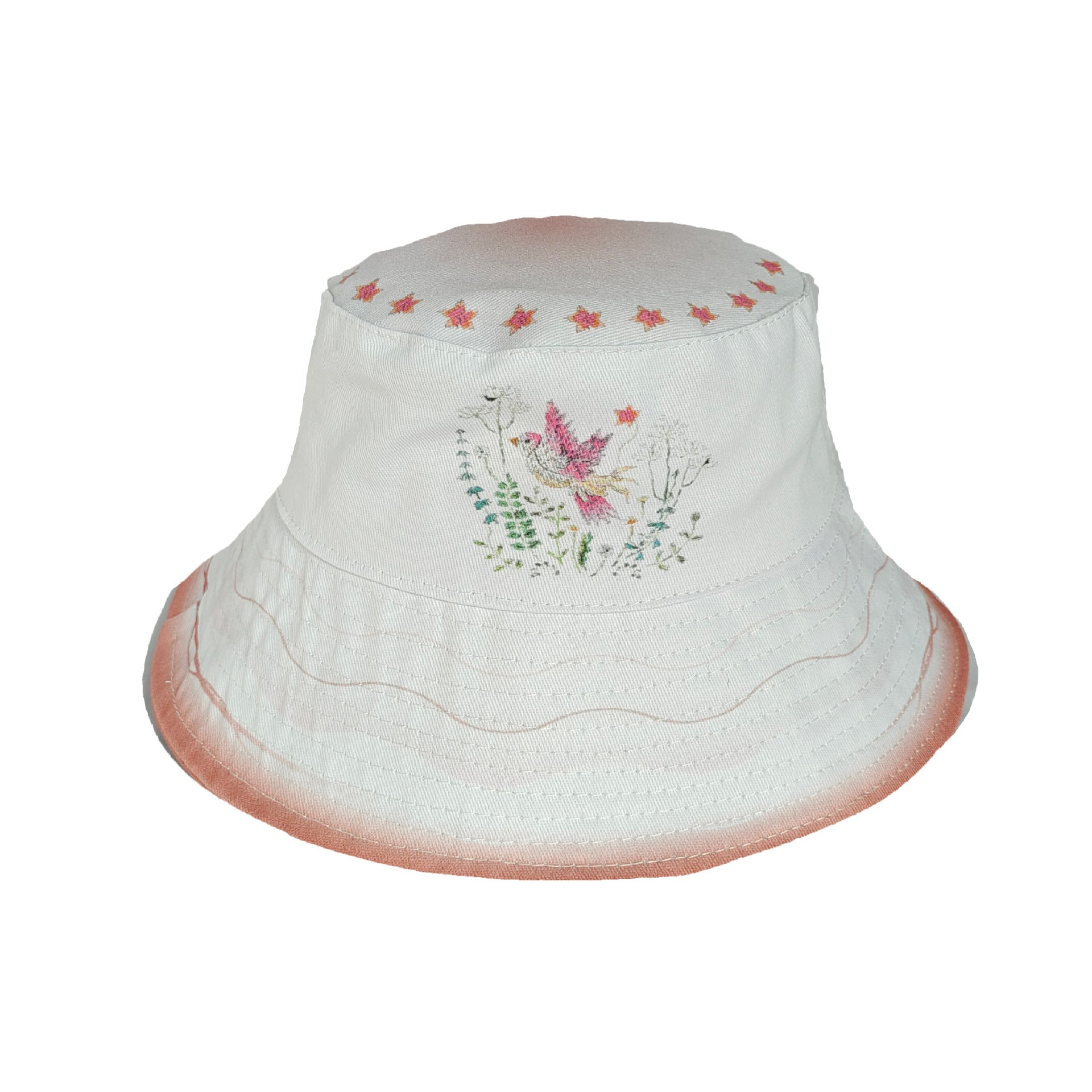 Sombrero de cubo estampado de algodón al por mayor