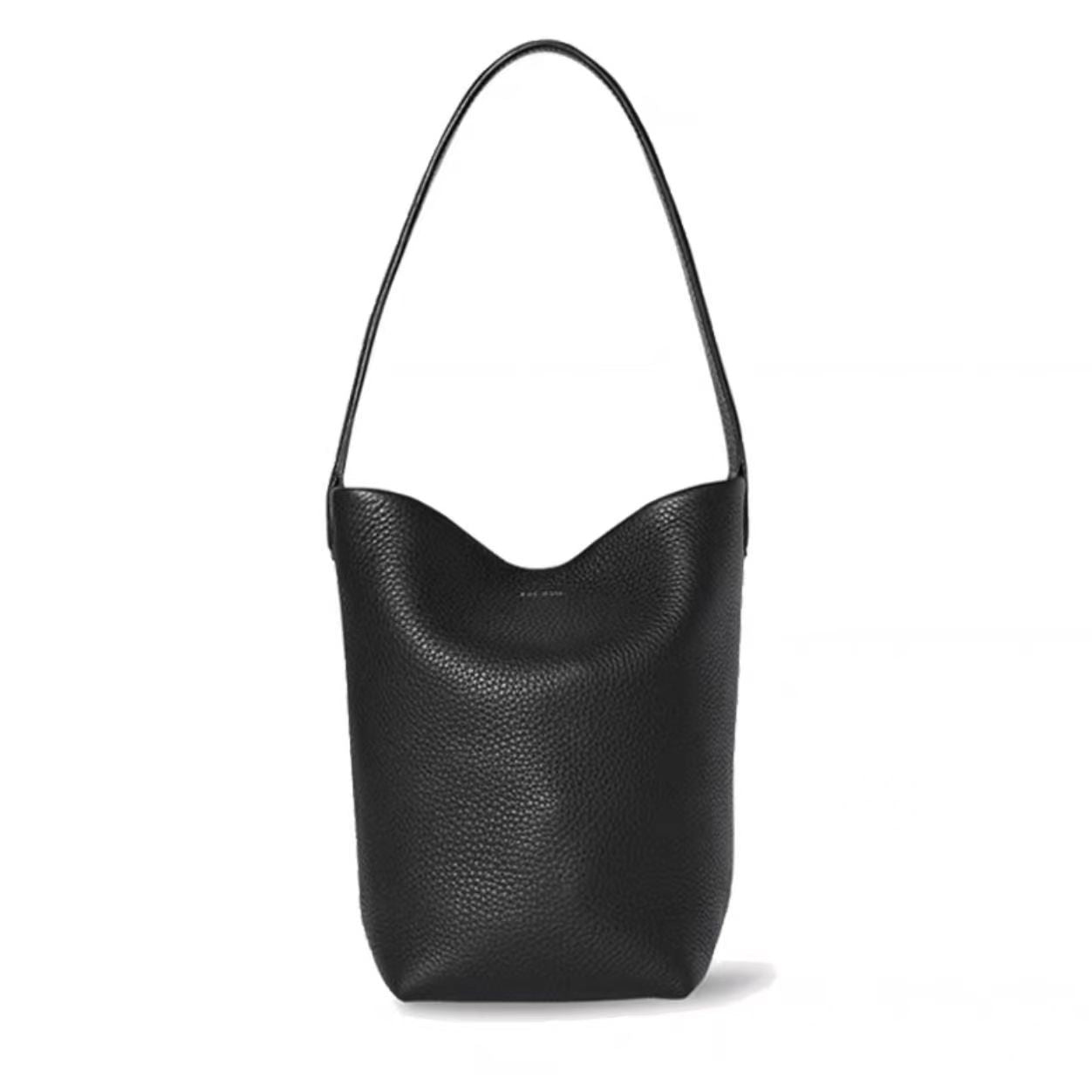 Wholesale Large Capacity Bucket Bag Genuine Leather Litchi Tote Bag Shoulder Bag