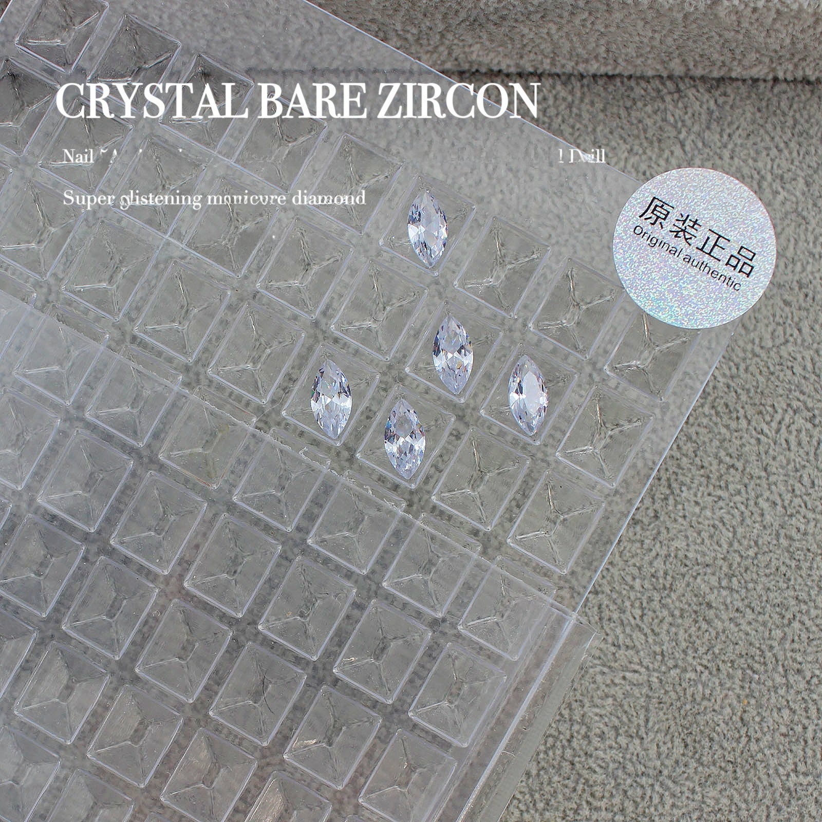 Wholesale 50pcs Flashing Mini Nude Zircon Pointed Bottom Diamond Shaped Rock Sugar Pigeon Egg Water Drop Nail Art Horse Eye Nail Art Jewelry