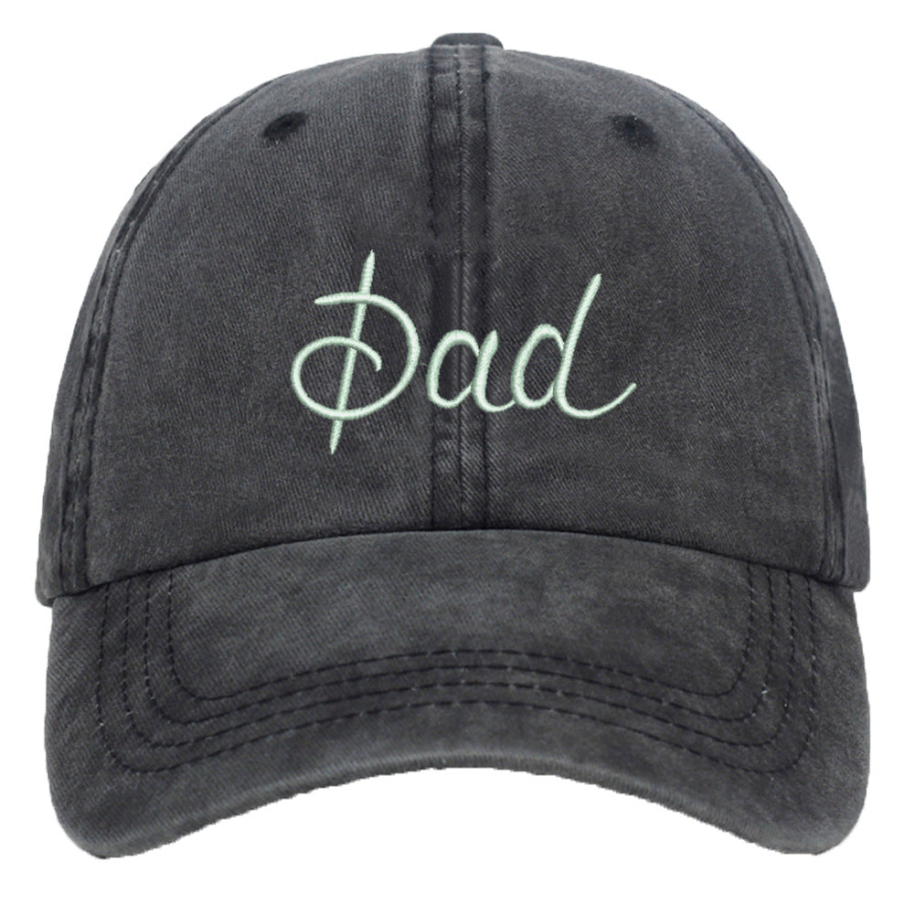 Wholesale Washed Cotton DAD MOM 3D Embroidered Baseball Cap