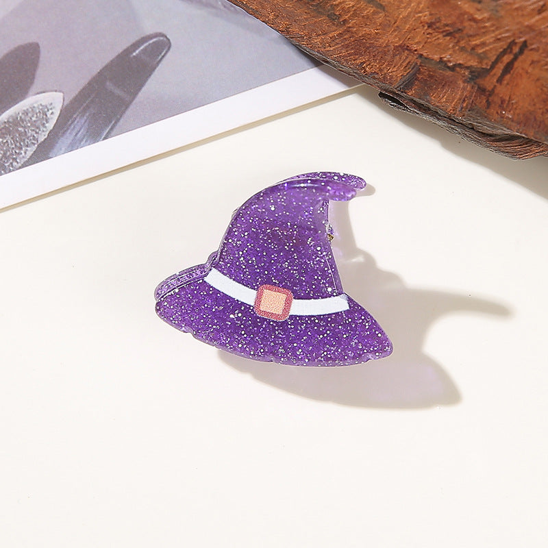 Wholesale Dark Style PVC Pumpkin Ghost Shark Claw Hair Clip  Creative Hair Accessory For Resale