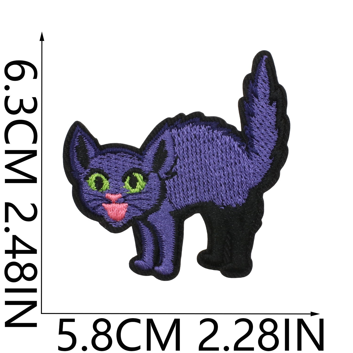 Wholesale   Web Ghost Embroidered Iron On Patches Polyester Thread Sheet For ets Backpacks