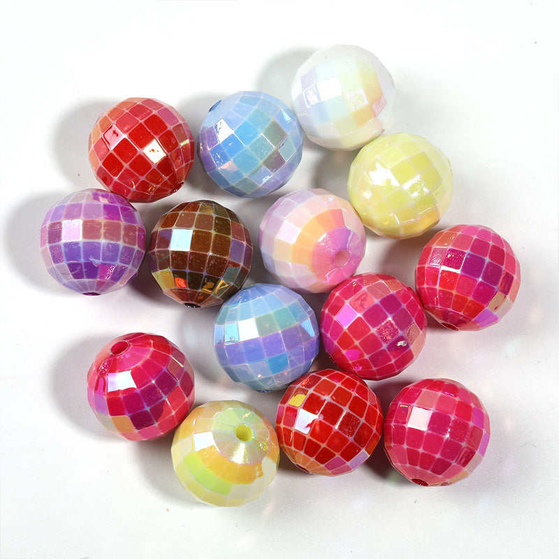 Wholesale 10pcs/pack  Keli transparent matte through-hole beads  Acrylic Beads