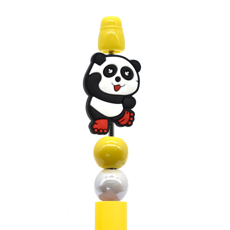 Wholesale Random 100pcs Cartoon Cute Panda Focal Beads