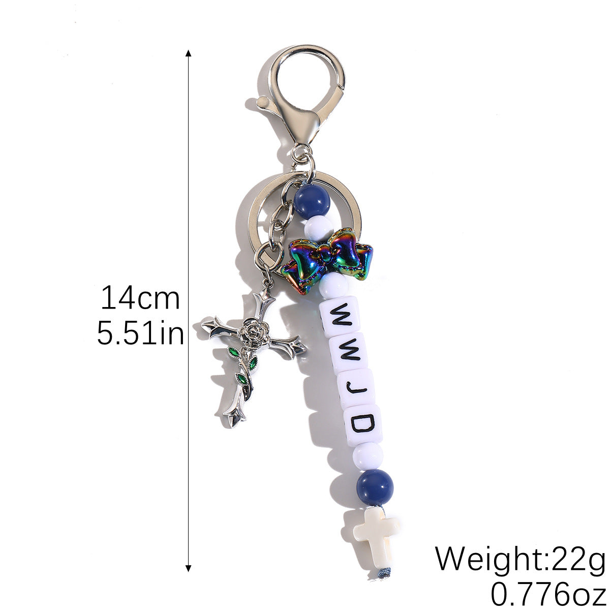 Wholesale starfish dolphin heart bead pendant for phone cases car keychains