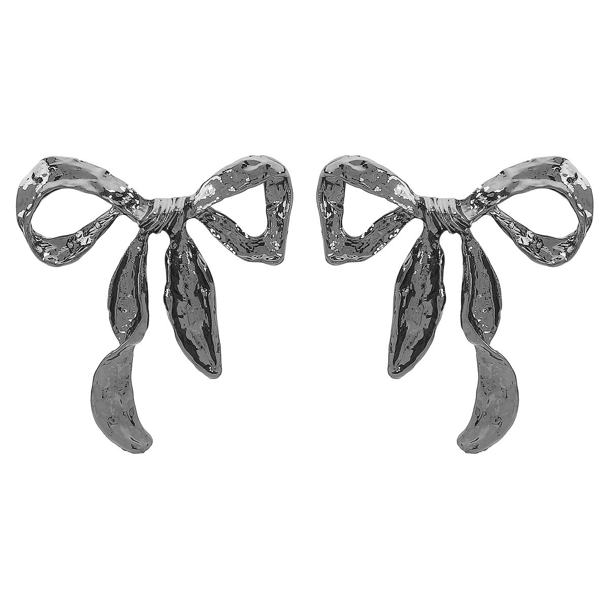 Wholesale Vintage Fashion Metal Bow Earrings