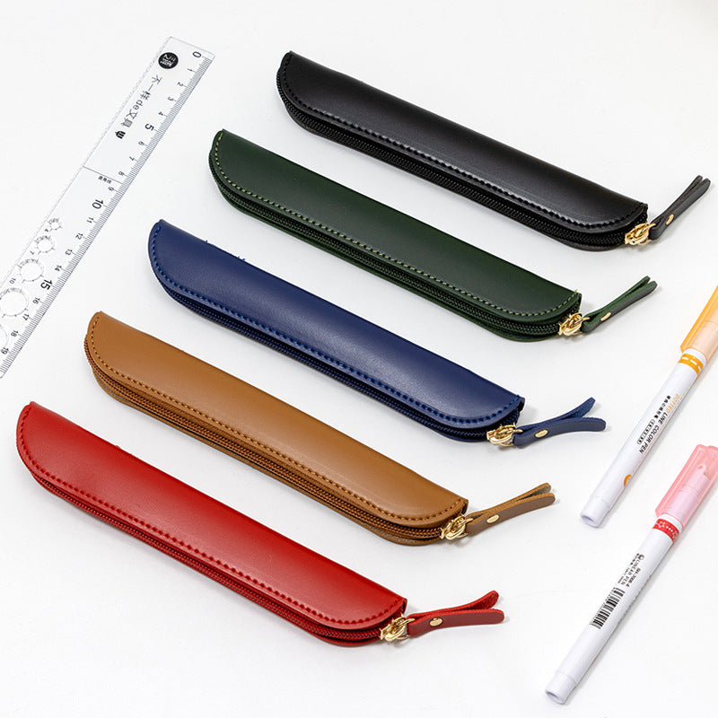 Wholesale Solid Leather Pen Bags