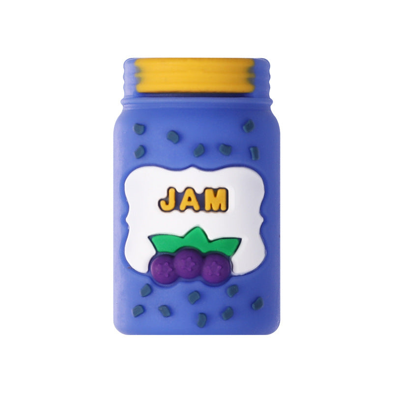 Wholesale 20pcs/pack bottle 3D cartoon silicone beads