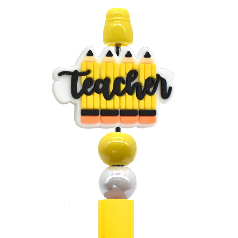 Wholesale Random 100pcs Cartoon School Series Focal Beads