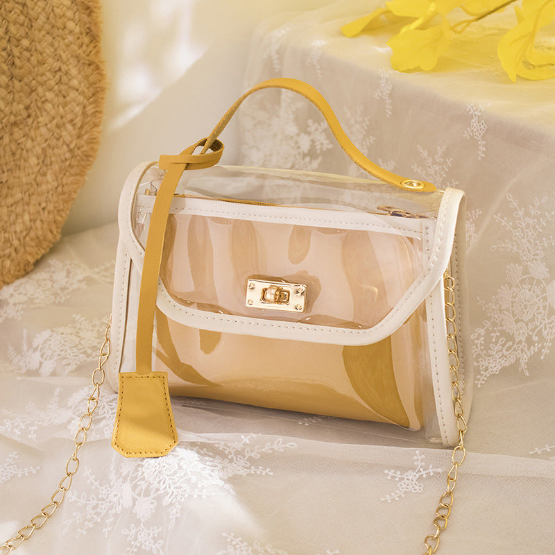 Wholesale PVC Transparent Messenger Bag