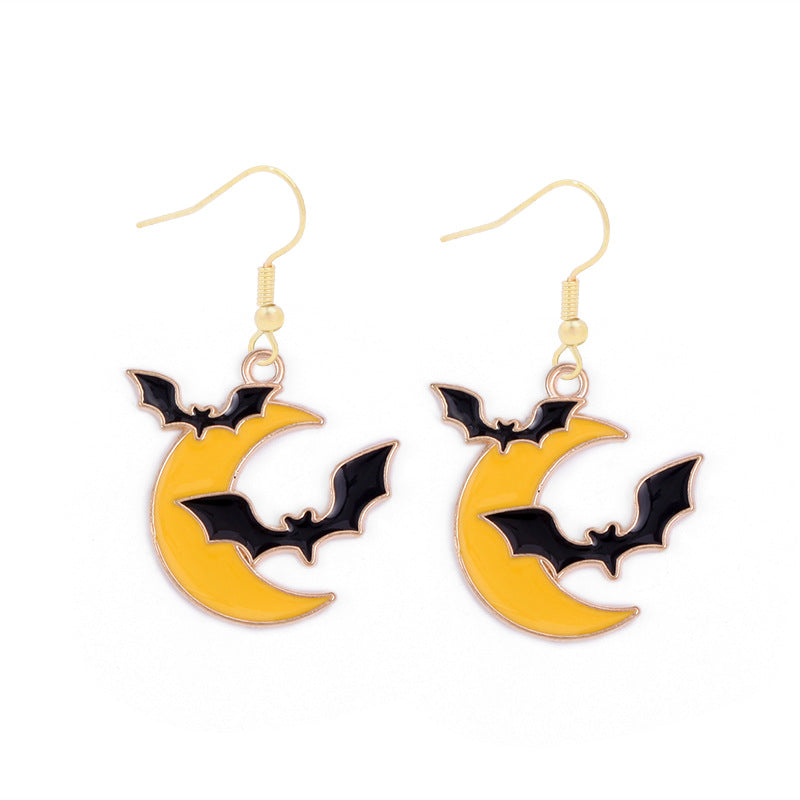 Wholesale  Earring Set Alloy Pumpkin Skull Ghost  Design Party Wear Accessory