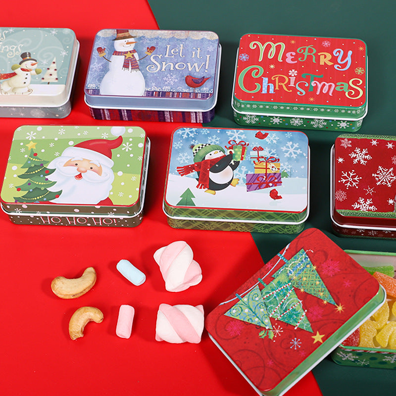 Wholesale Tinplate Christmas Gift Box, Cookie Storage Box