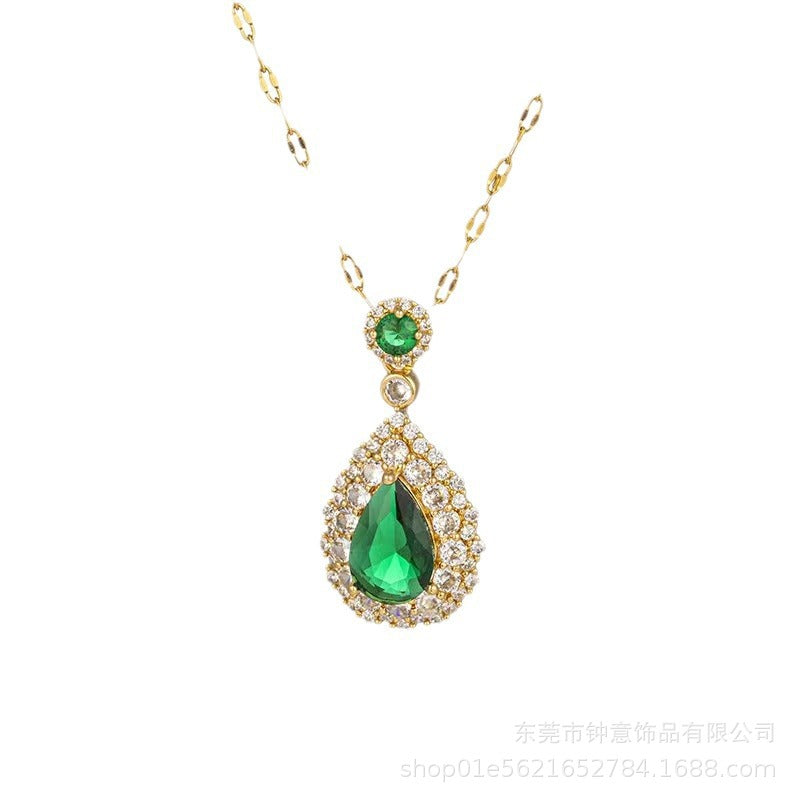 Wholesale Simple Titanium Steel Shell English Letters 18K Fashion Love Pendant Necklaces