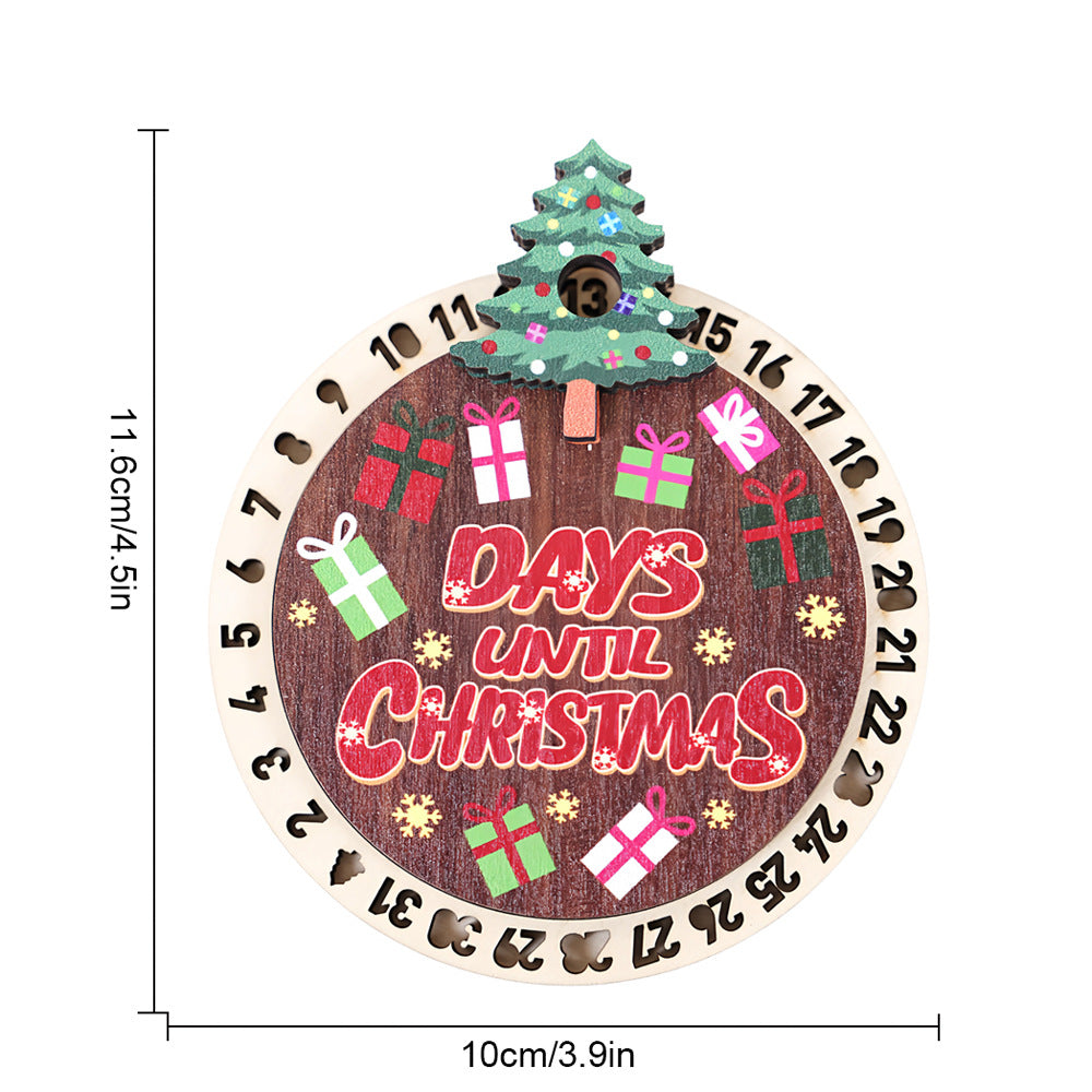 Wholesale Christmas 3D Countdown Photo Frame Magnetic Fridge Magnet