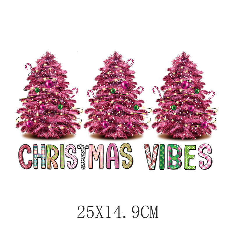 Wholesale Pink cartoon  heat transfer pattern  UV DTF Ready to Press Transfers Wraps