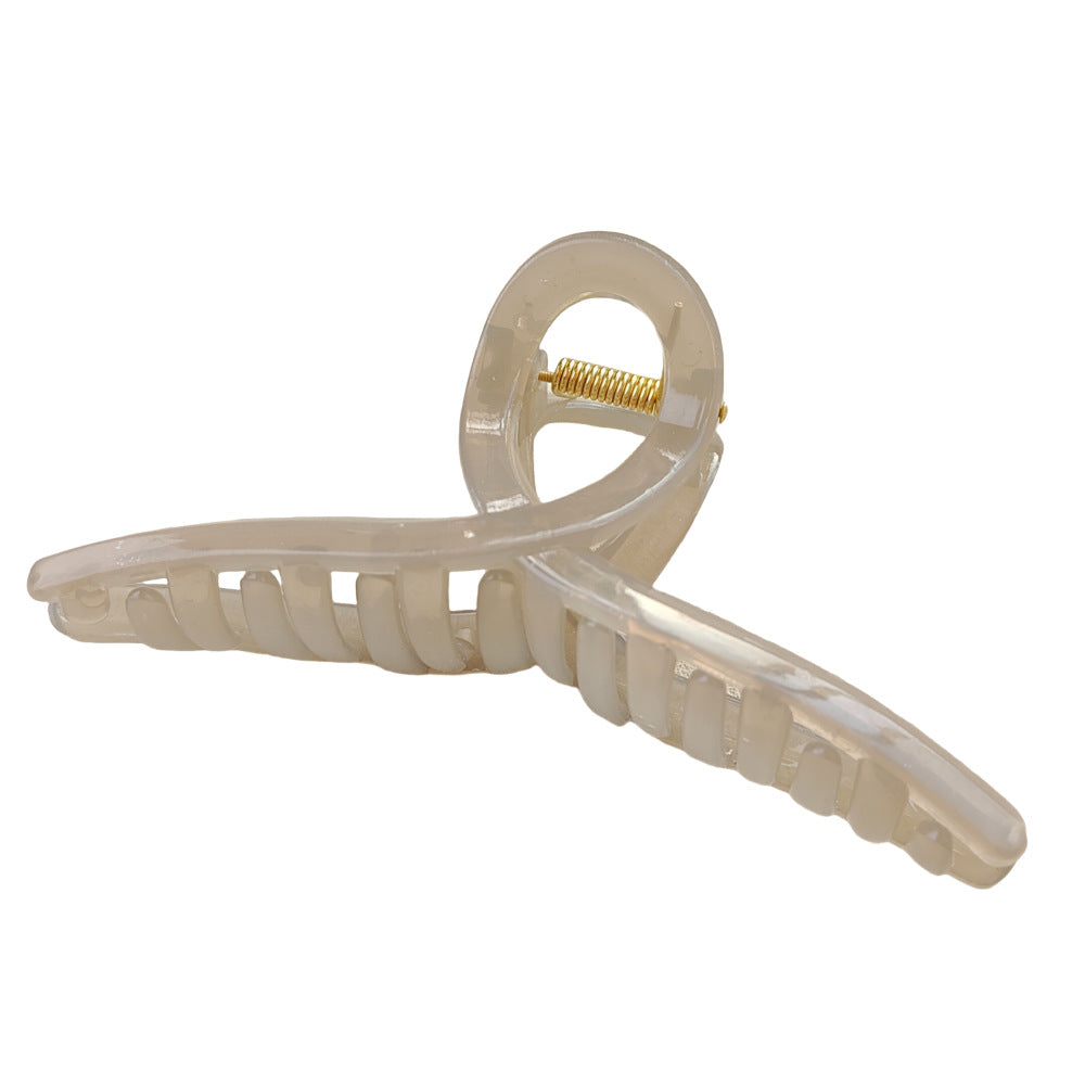 Wholesale Jelly Strap Cross Shark Clip Simple Fashion Back Head Hair Claw