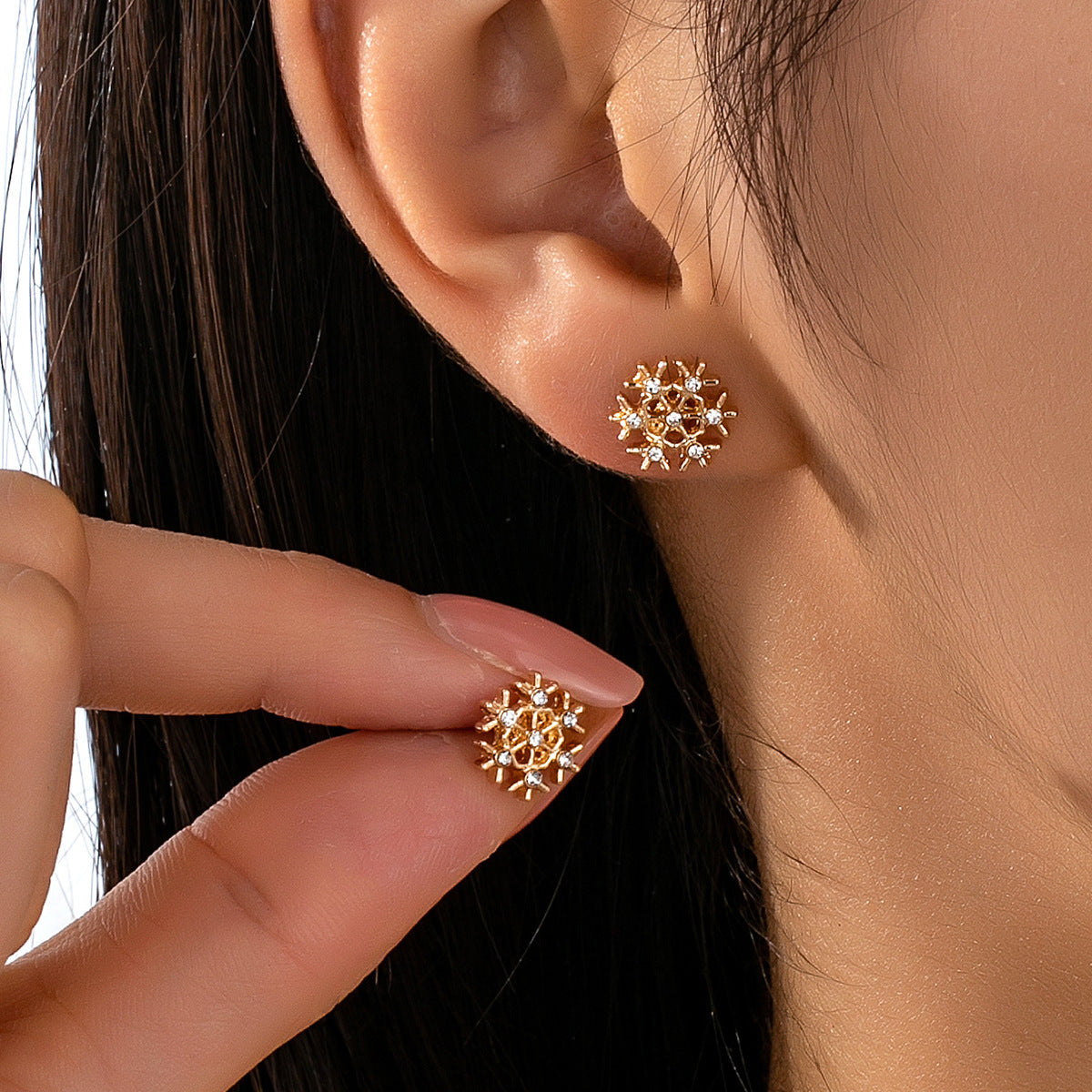 Wholesale 5pcs  Christmas hat  snowman earrings