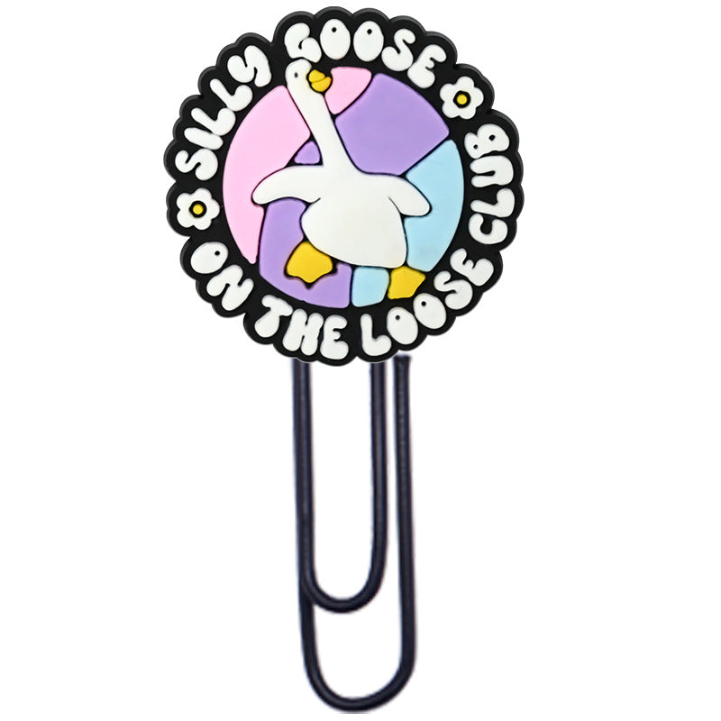 Wholesale  Random Cartoon Swan Paper Clip Bookmark