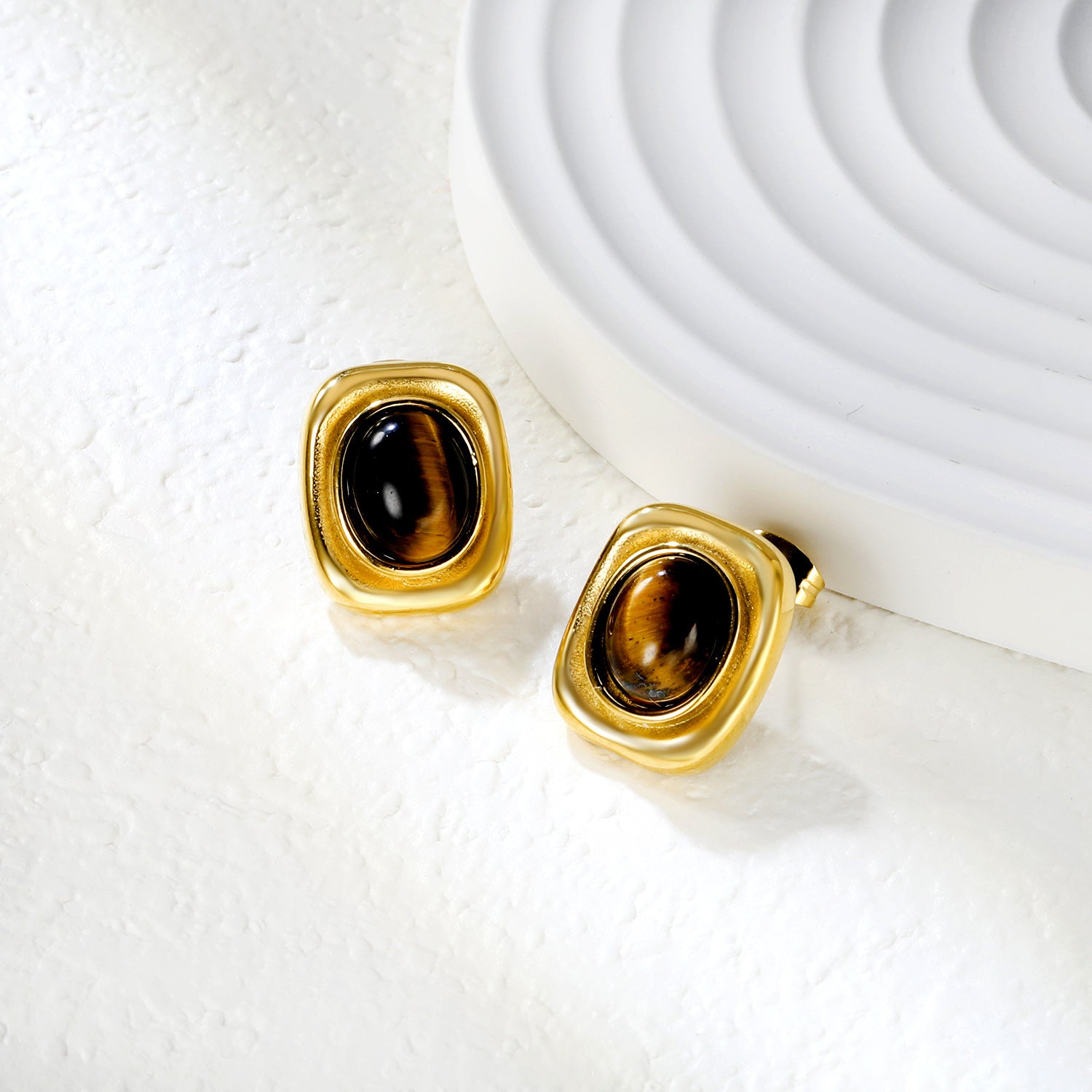 Wholesale Vintage shaped stainless steel wrapped earrings