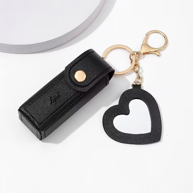 Wholesale Leather Portable Lipstick Mouth Red Envelope Keychain