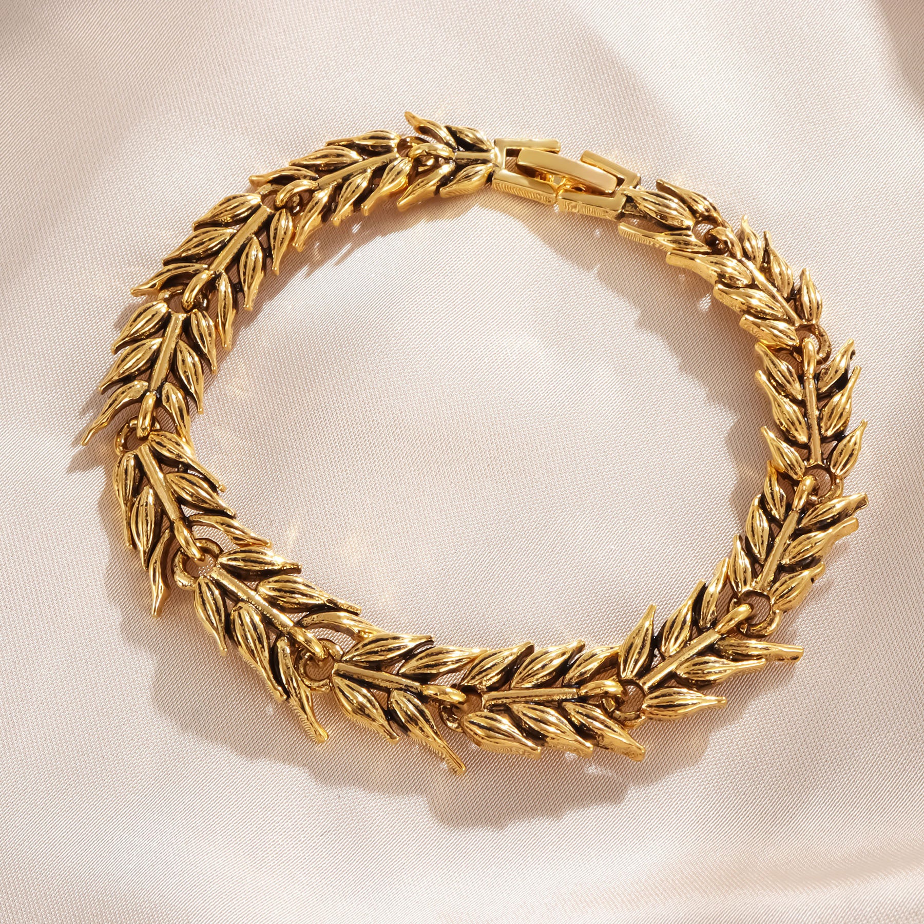 Wholesale Metal Wheat Ear Vintage Bracelet