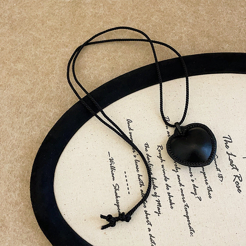 Wholesale Love Braided Rope Necklace Personality Fashion All-match Necklace Clavicle Chain