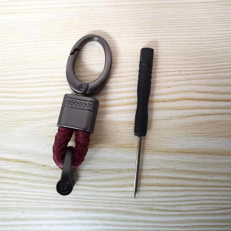 Wholesale Woven Rope Alloy Keychains