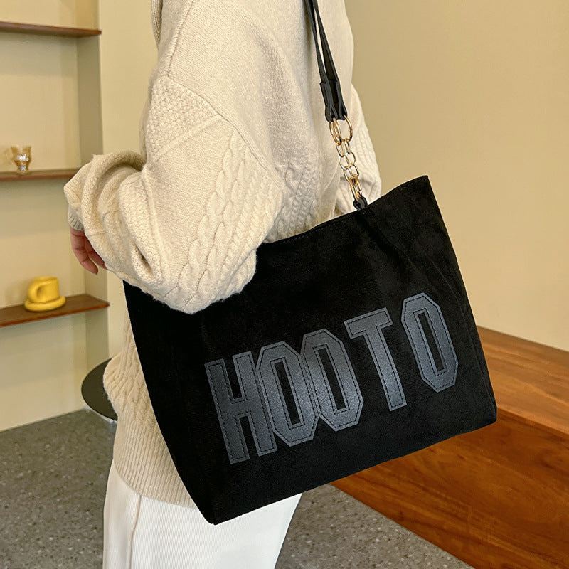 Wholesale High-capacity Commuting PU Shoulder Bags