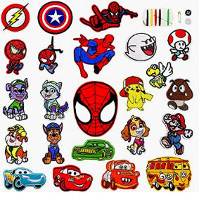 Wholesale Polyester Iron On Astronaut Embroidery Patches Space Rocket Planet Decorative Badges For Clothing Everyday Use