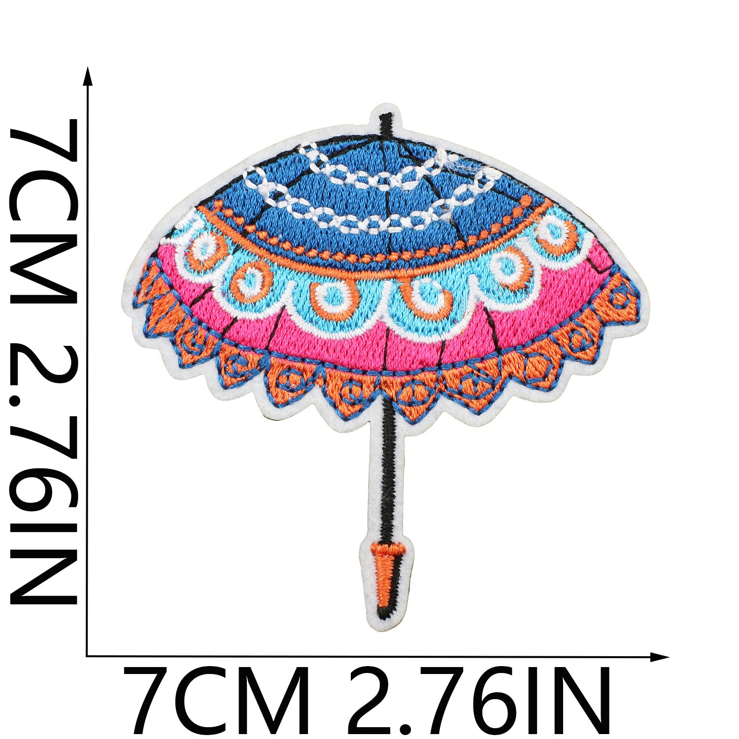 Wholesale Polyester Thread Embroidered Patch Indian Diwali Elephant And Cobra Design Decorative Clothing Craft Supply