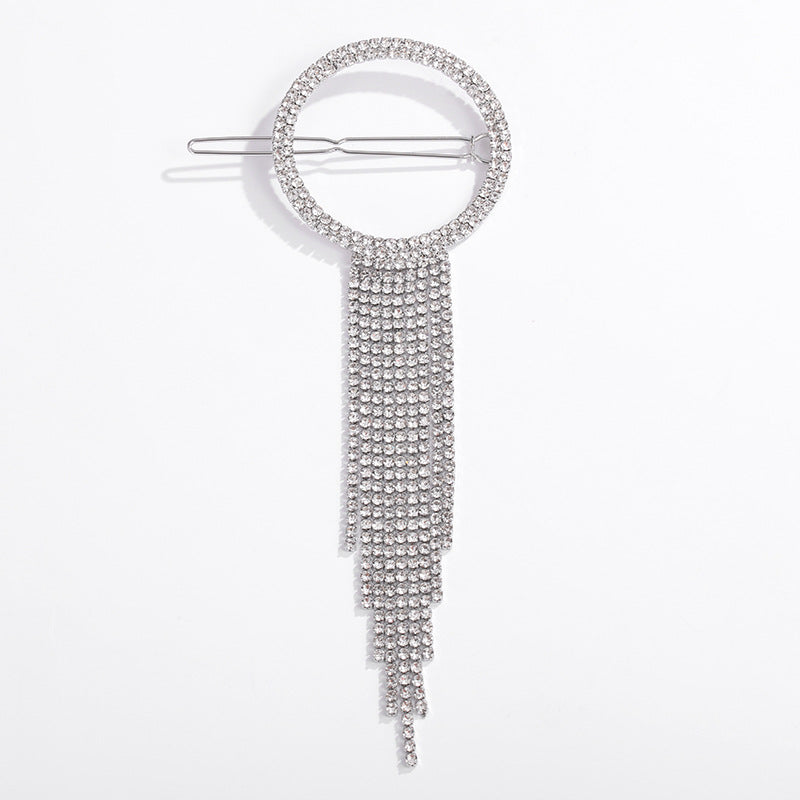 Wholesale Metal Diamond Geometric Hair Clips