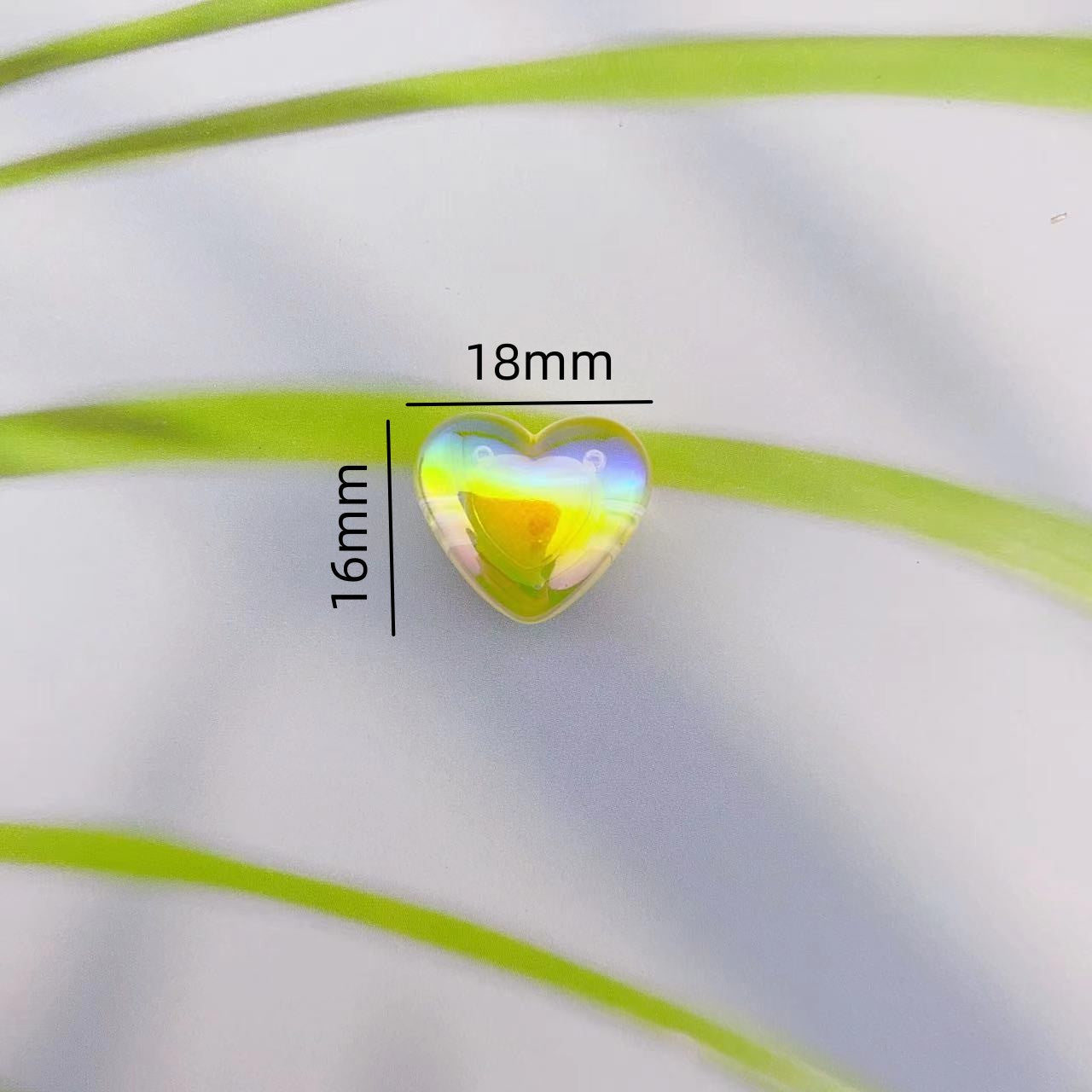 Wholesale 10PCS Acrylic Heart DIY Beads