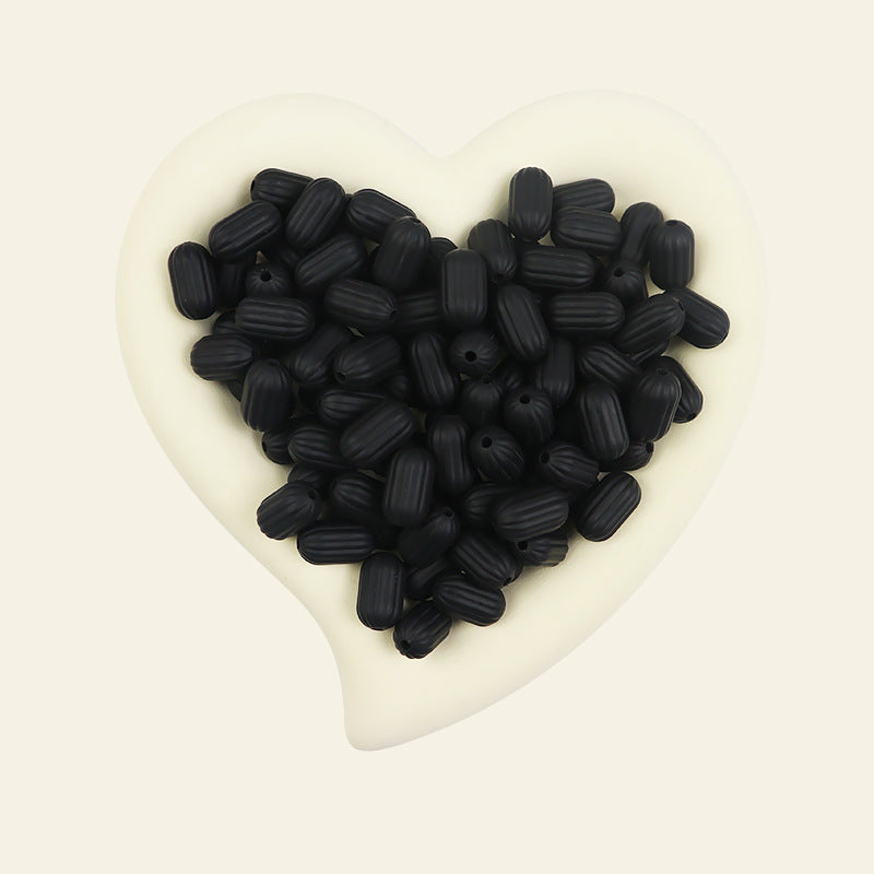 Wholesale 100pcs/pack Silicone Single Color Loose Bead DIY Bead Pen