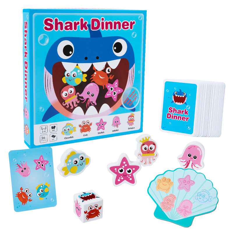 Wholesale of Interactive Wooden Puzzle Toys with Chopsticks for Children's Marine Animals