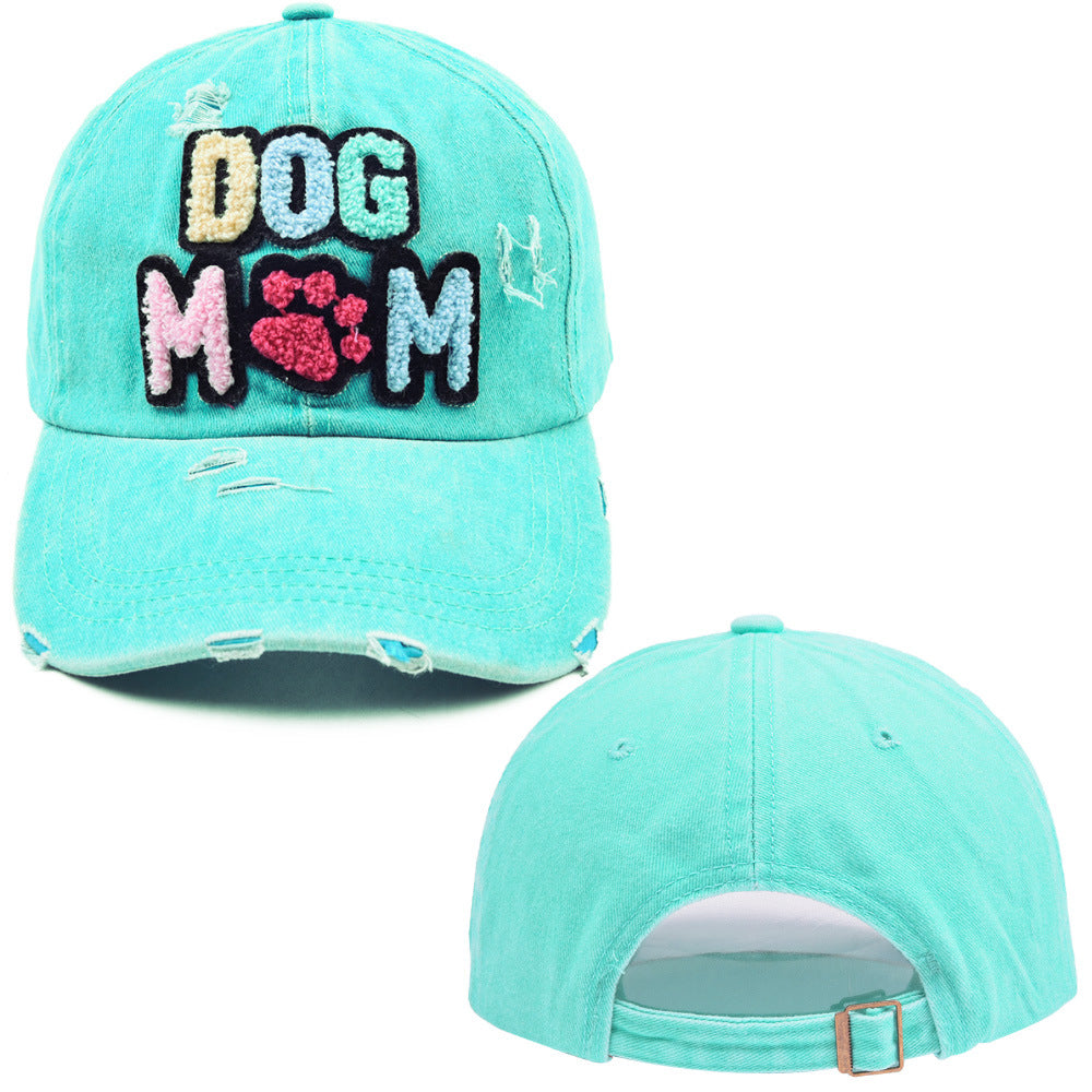 Wholesale Cotton Embroidered Letters DOG MAMA Baseball Cap
