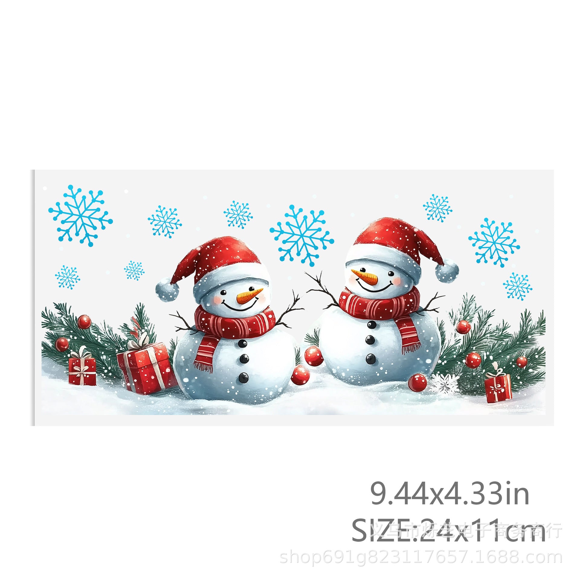 Wholesale 2pcs Christmas Collection 16oz Cup UV DTF Wraps