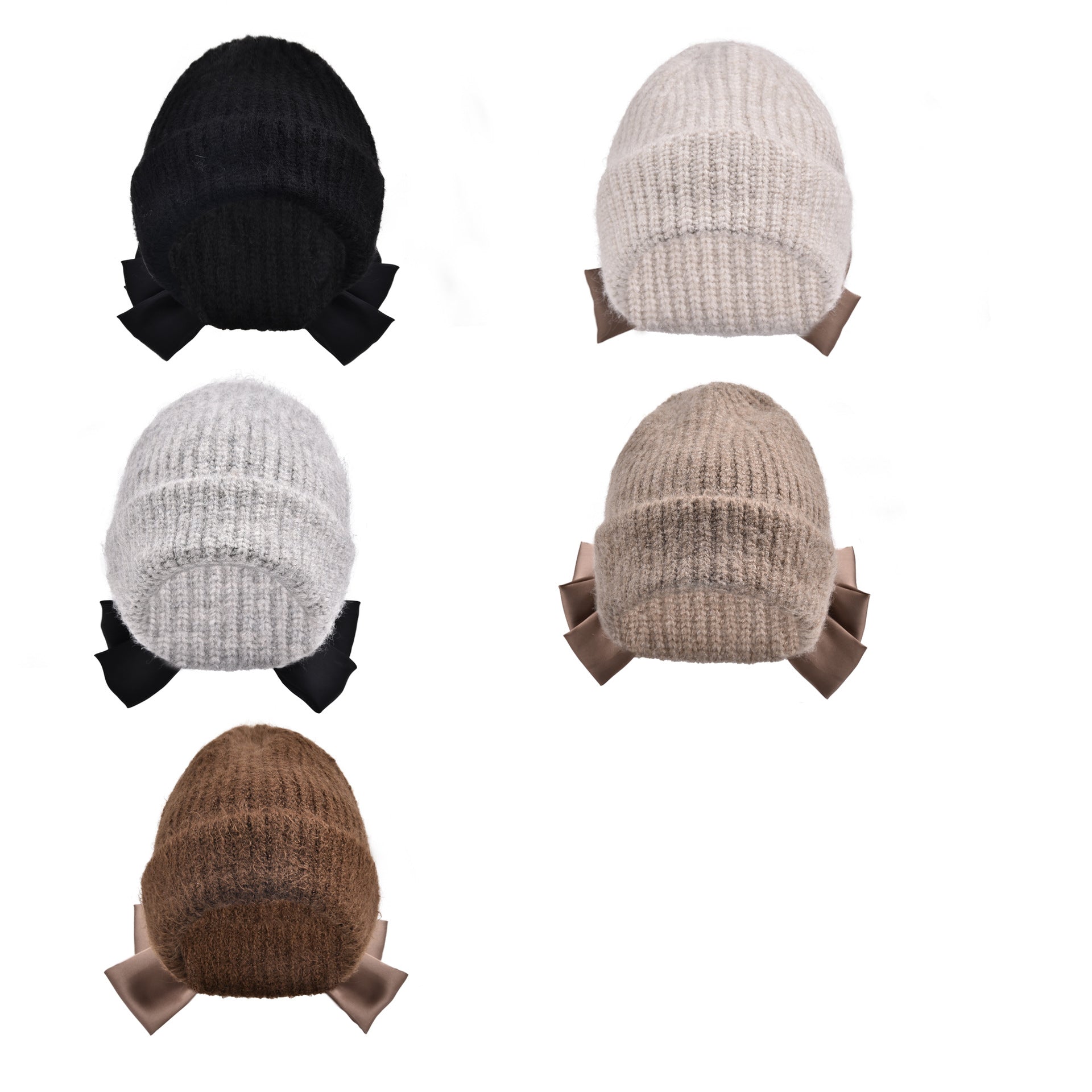Wholesale Bow Warm Knit Cap