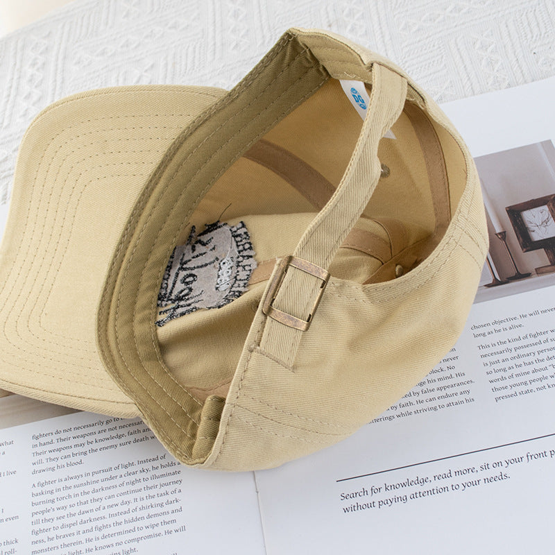 Wholesale Letter Embroidered Baseball Cap Men's and Women's Fashion Cap Shown Small Face