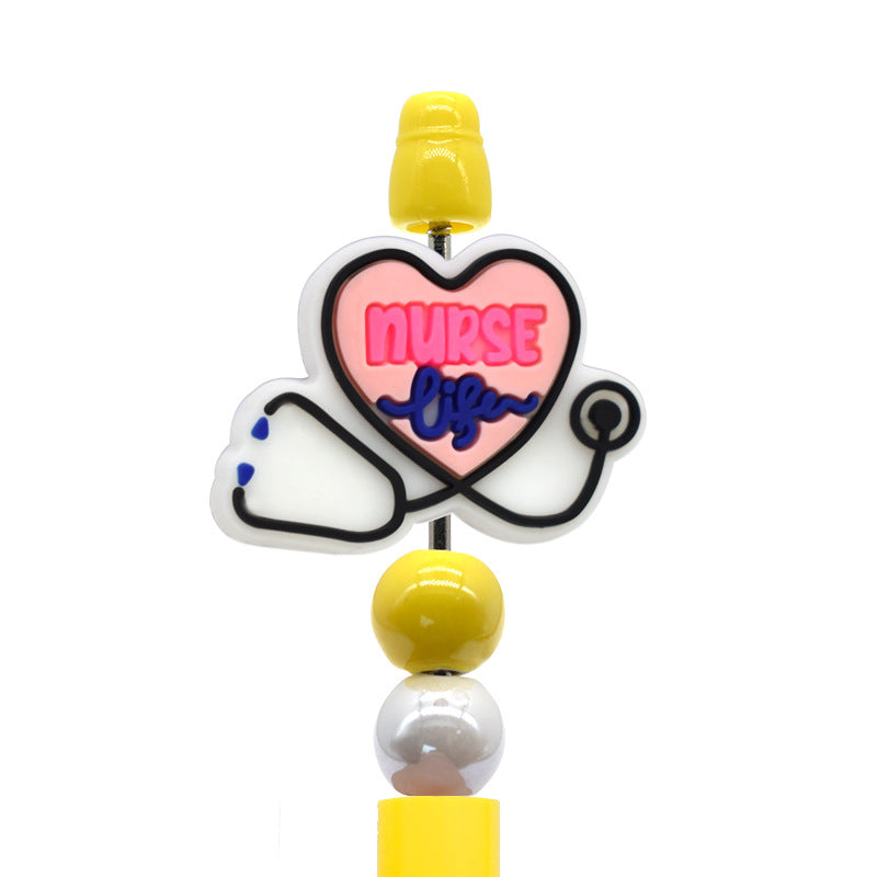 Wholesale Random  100pcs/pack Cartoon Love Mom Beads Focal Beads