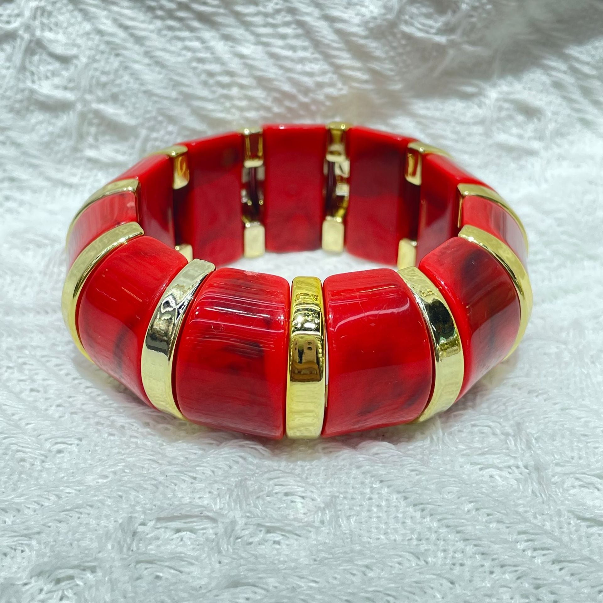 Wholesale New  Acrylic Stamping Rope Simple Maillard Bracelet